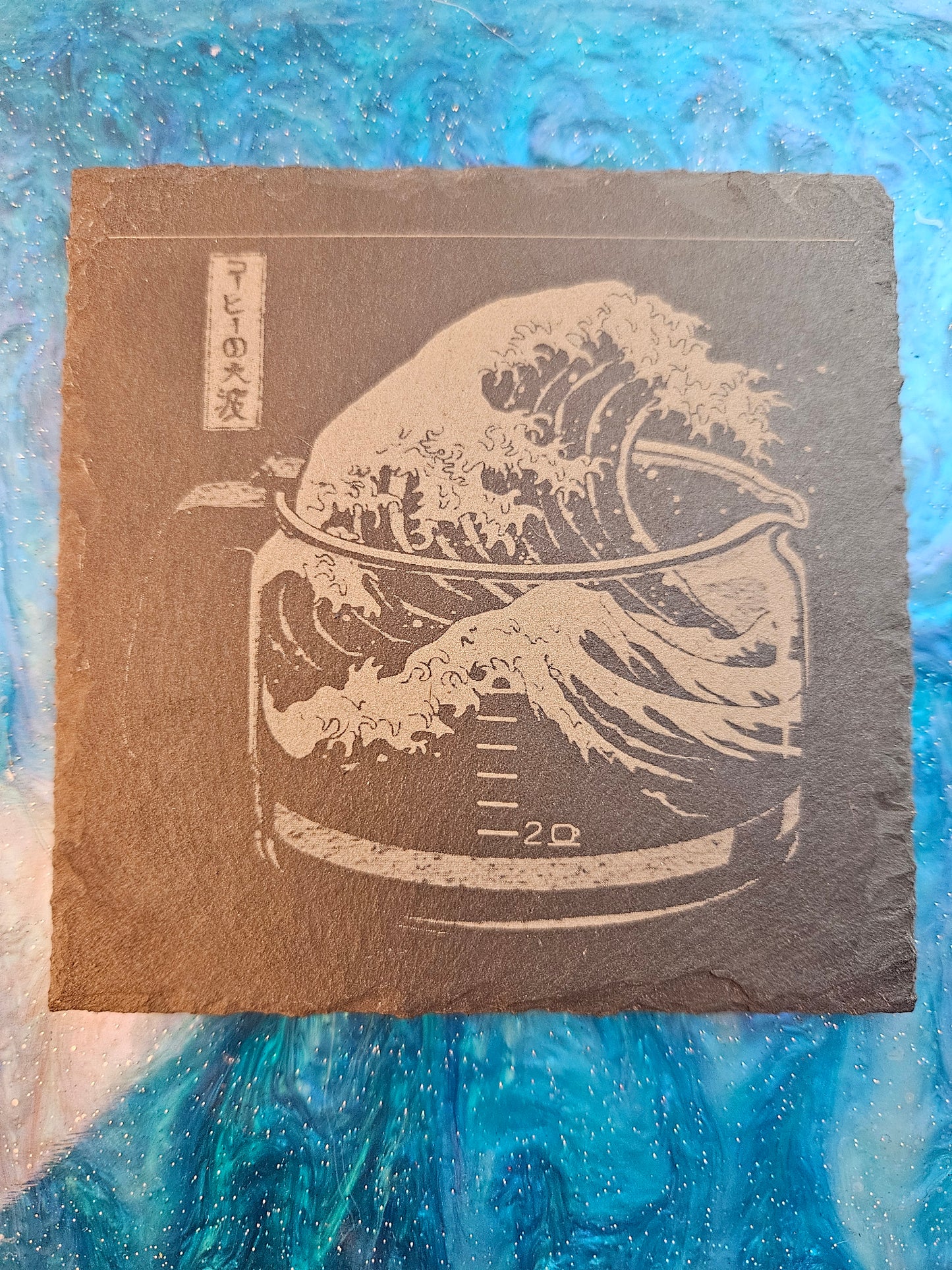 Coffee slate coaster